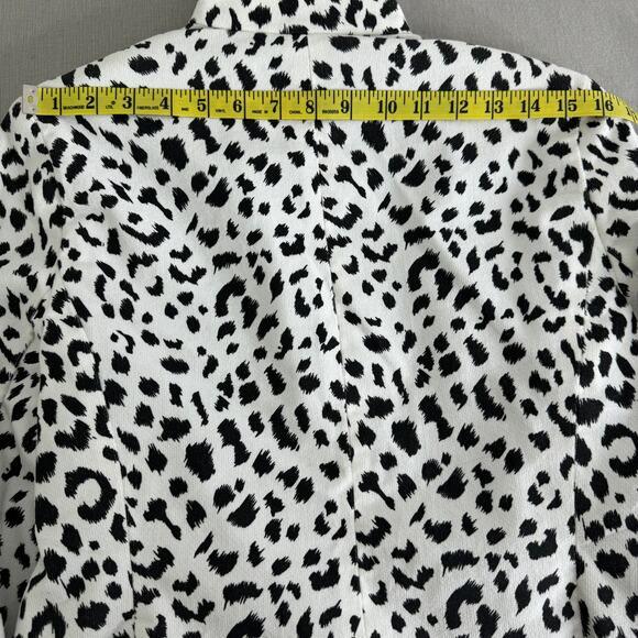 Neiman Marcus white leopard print jacket - Picture 9 of 11